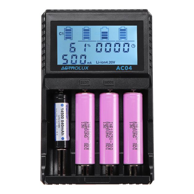 Astrolux AC04 Battery Charger