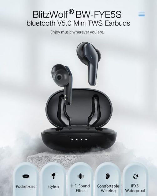 BlitzWolf BW-FYE5S TWS Bluetooth 5.0 Earphones