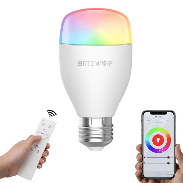 BlitzWolf BW-LT27 RGBWW+CW 9W E27 Smart LED Bulb
