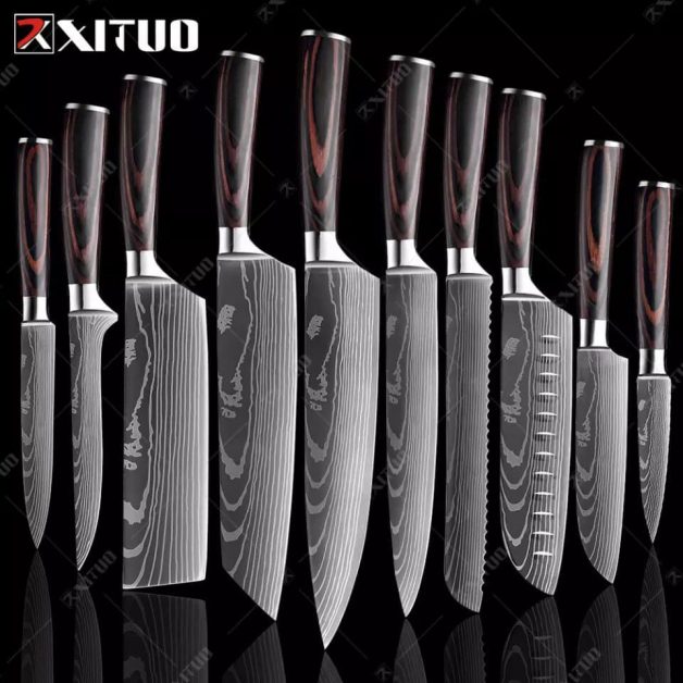 XITUO Kitchen Knives (10Pcs.)