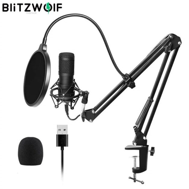 BlitzWolf BW-CM2 Condenser Microphone Kit