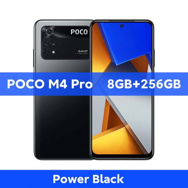 Smartphone Poco M4 Pro 256GB 8GB 4G NFC Tela 6.6"