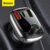 Transmissor Bluetooth 5.0 Baseus FM Para Carro MP3 Carregador Sem Fio